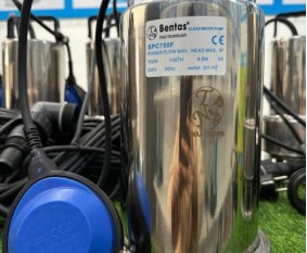 Bơm chìm bentax hút nước thải, chóng ngập,thay nước bể cá hút sát đáy.